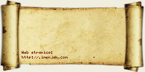 Jagoda Nedeljković vizit kartica